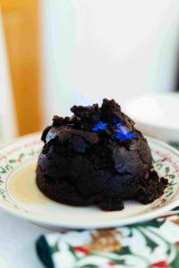 A gluten-free cake gone wrong on a kitchen counter