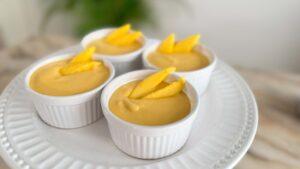 summer functional desserts mango mousse